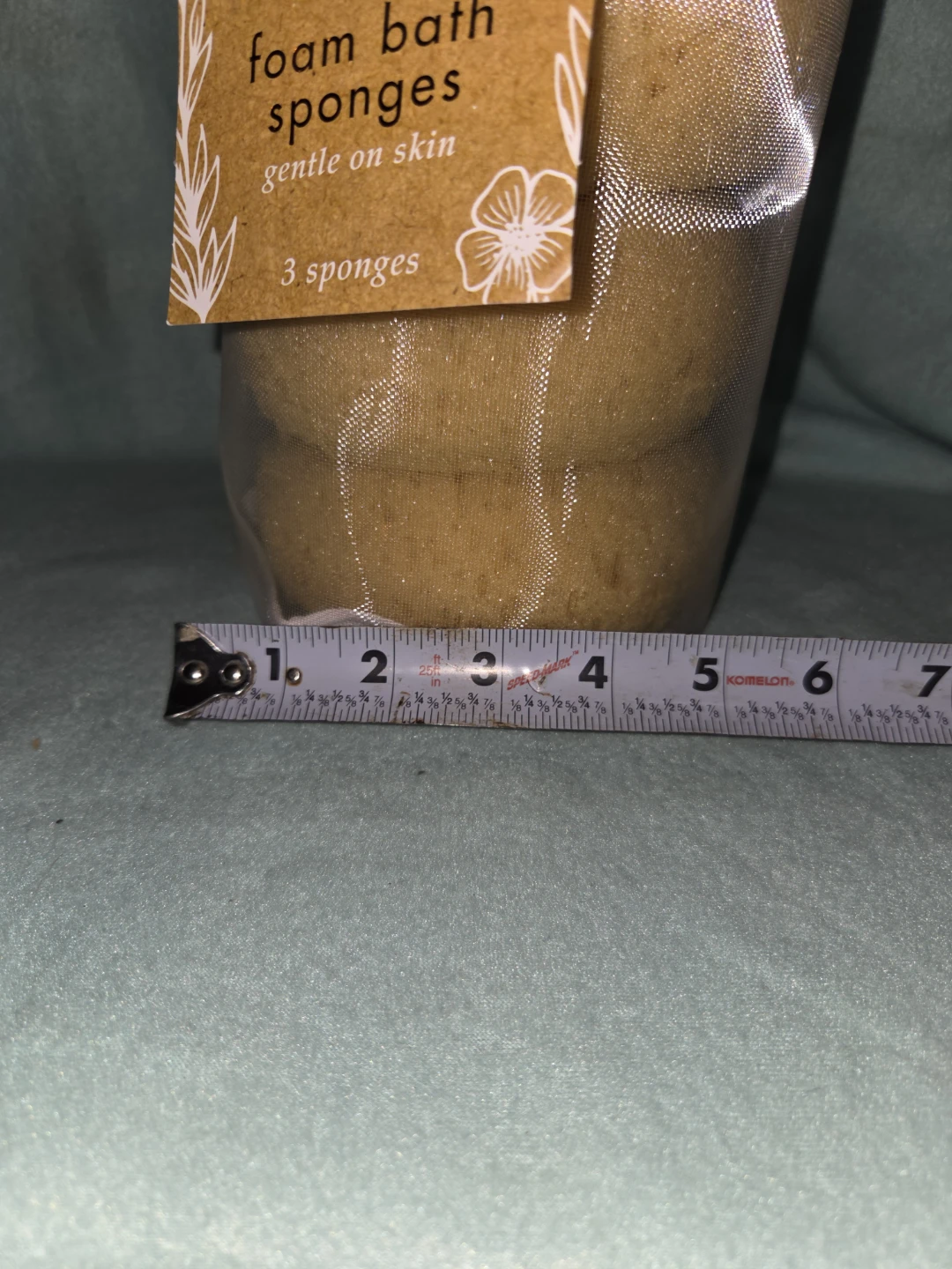 Natural Elements Foam Bath Sponges - 3 Count - photo 4