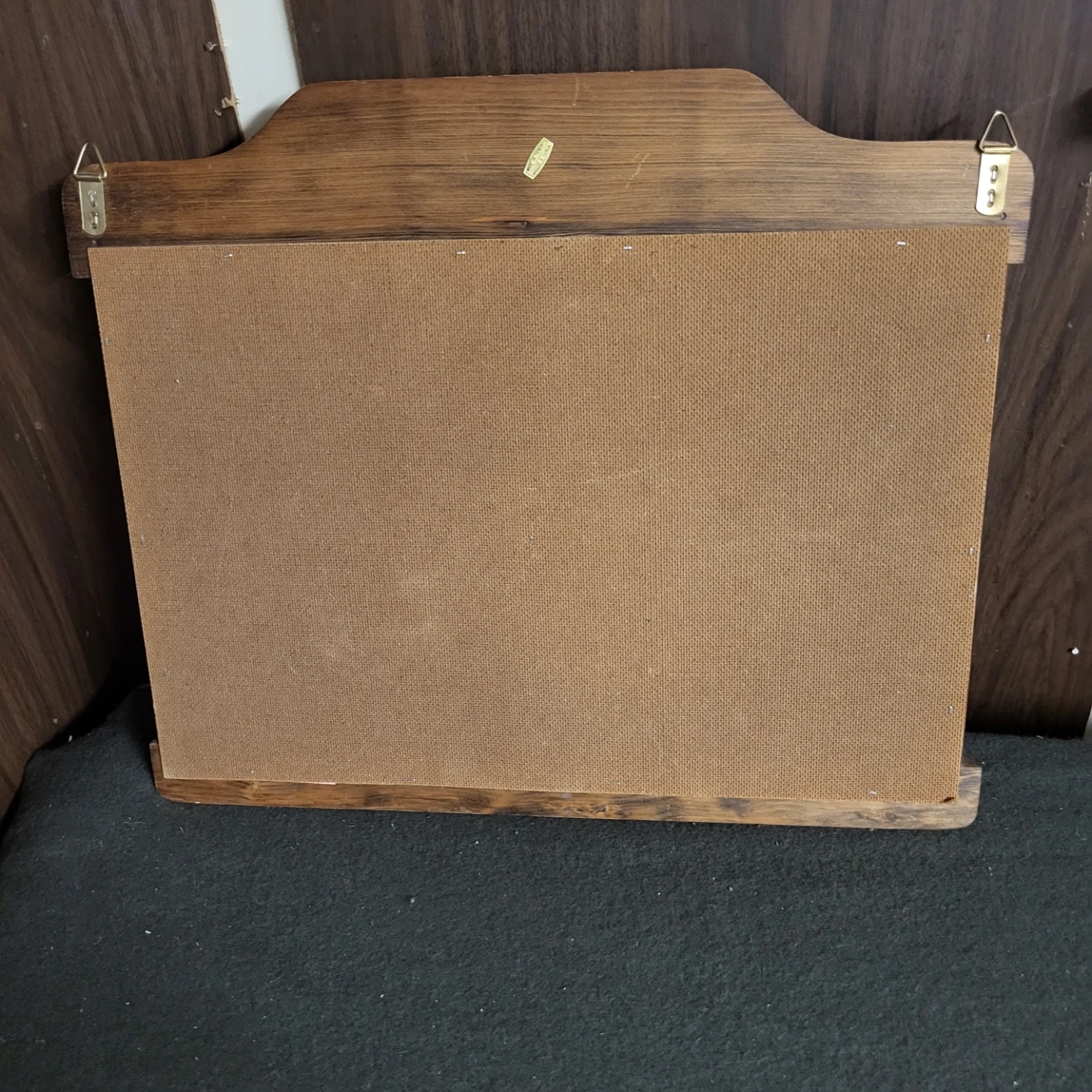 Wooden Cork Board and Mail Sorter - photo 2
