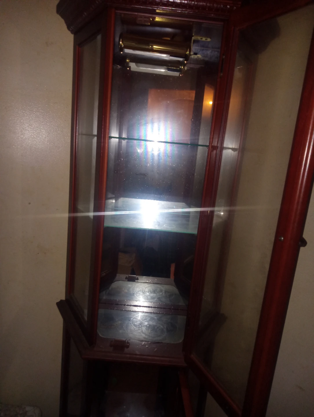 Wooden Curio Display Cabinet - photo 3