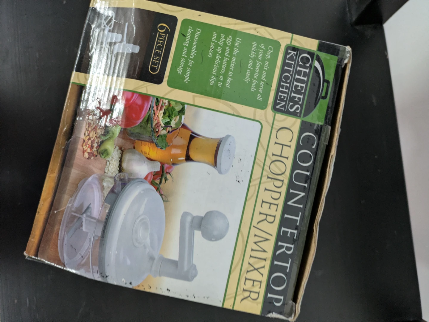 Chef's Kitchen Countertop Chopper/Mixer 6 Piece Set