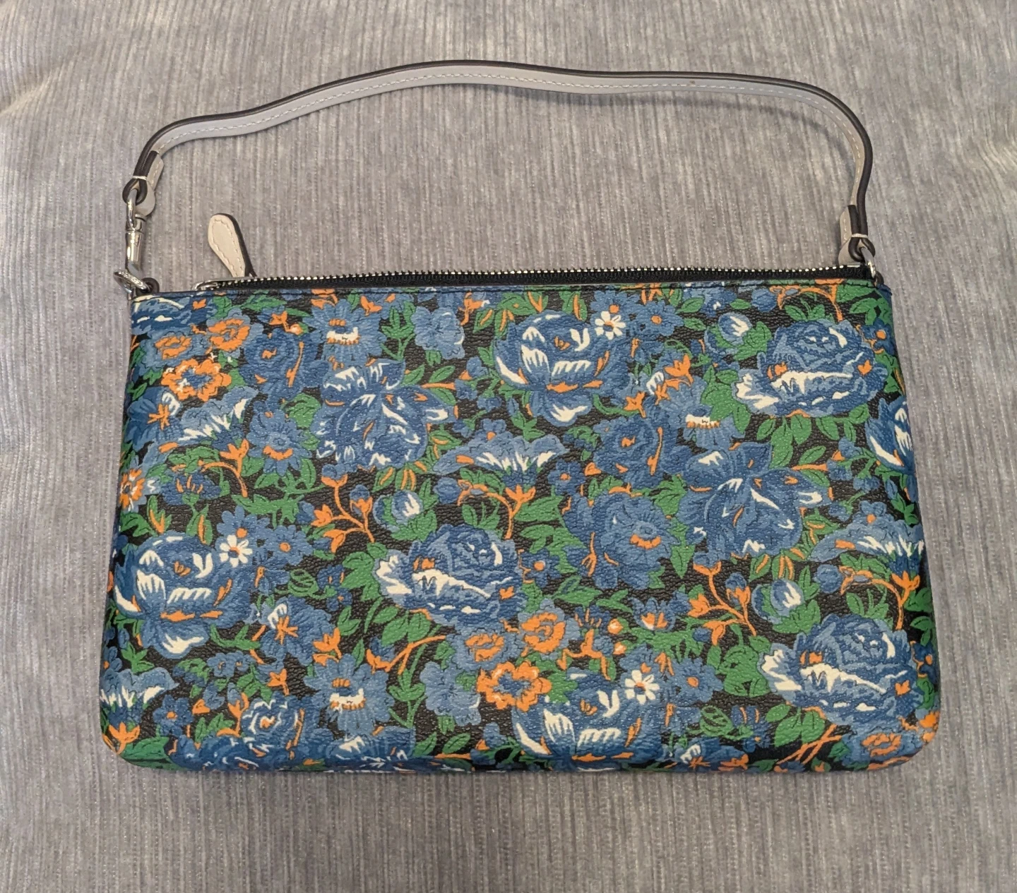 New Coach Leather Floral Shoulder Bag - photo 2