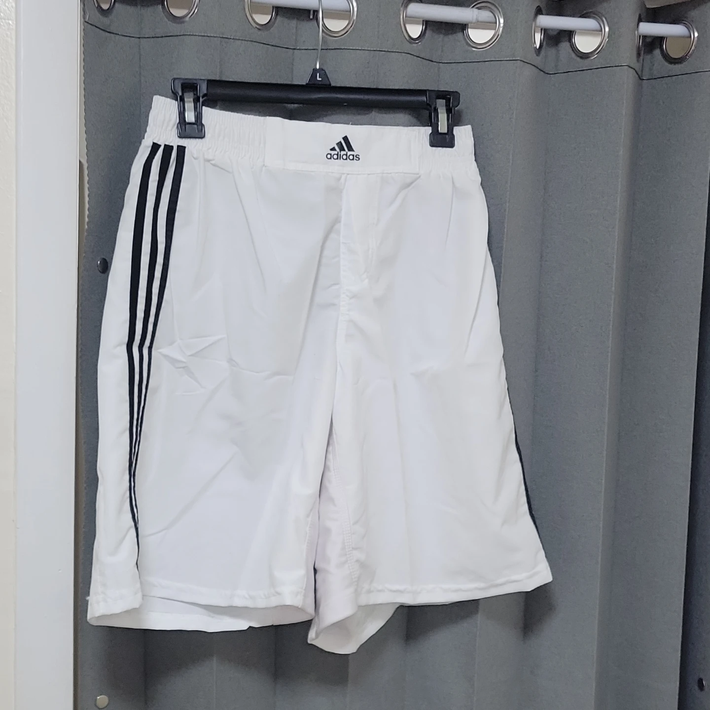 Adidas White Polyester Shorts - photo 3