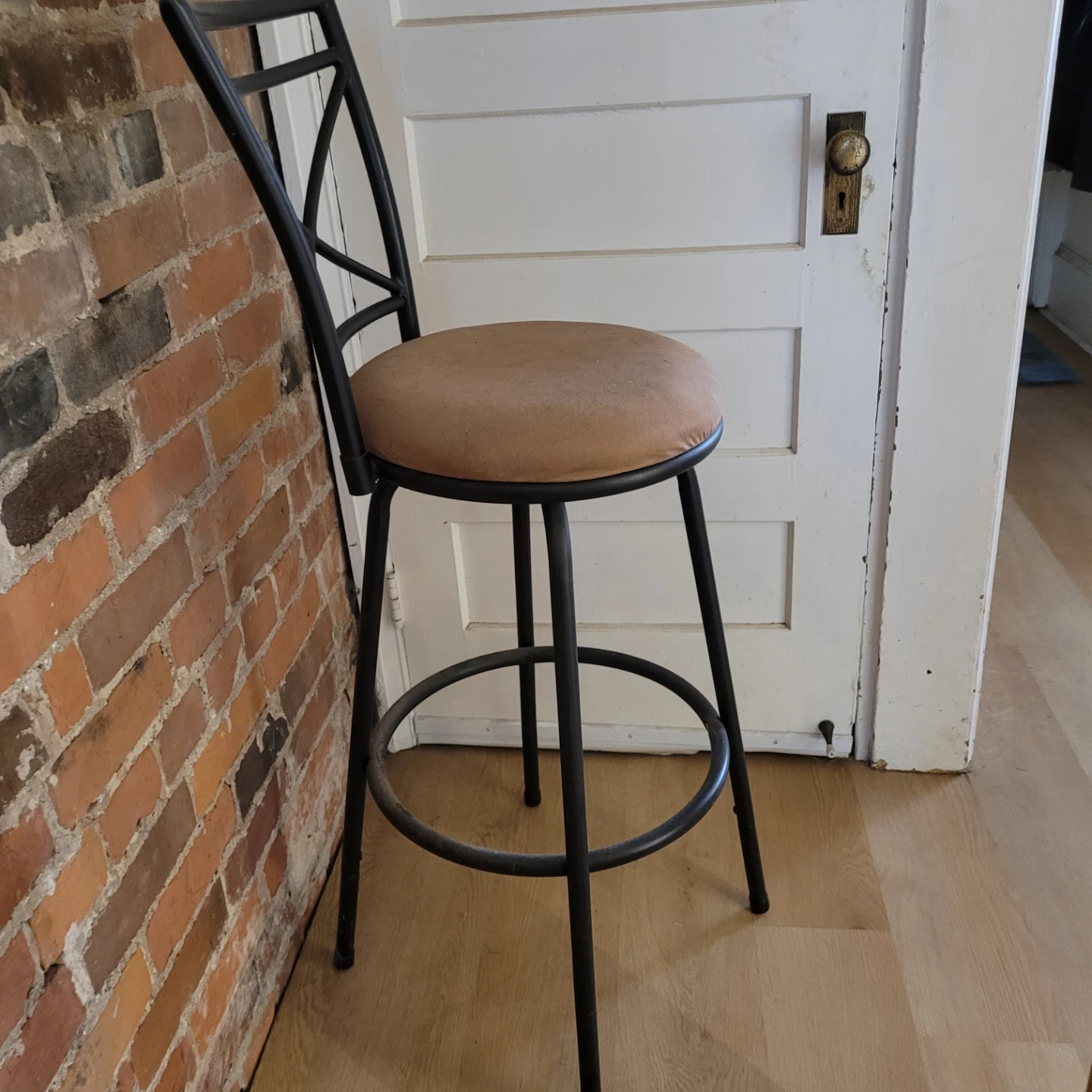 Swivel Bar Stool with Padded Seat - photo 3