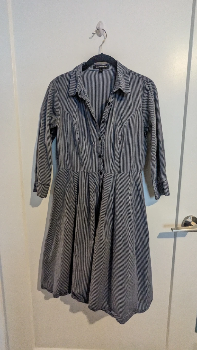 Jealous Tomato Striped Shirt Dress
