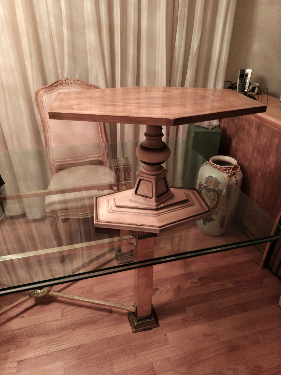 Octagonal Pedestal Tables (SET OF TWO) - photo 5