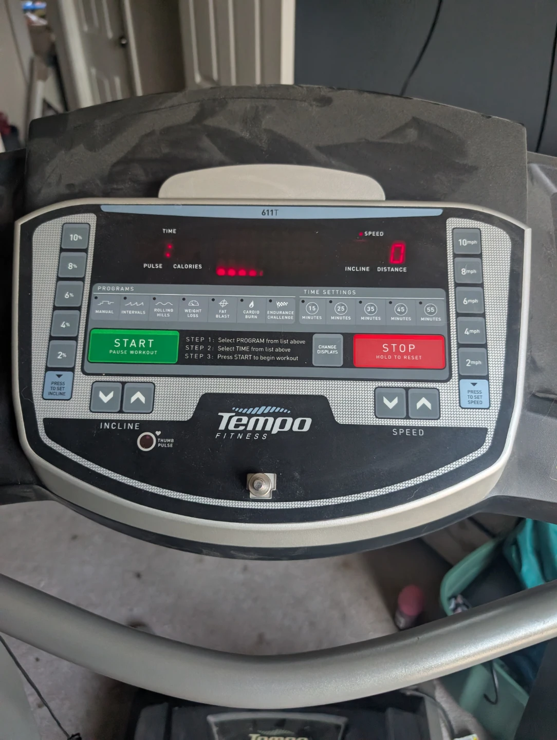 Tempo Fitness 611T Treadmill - photo 3