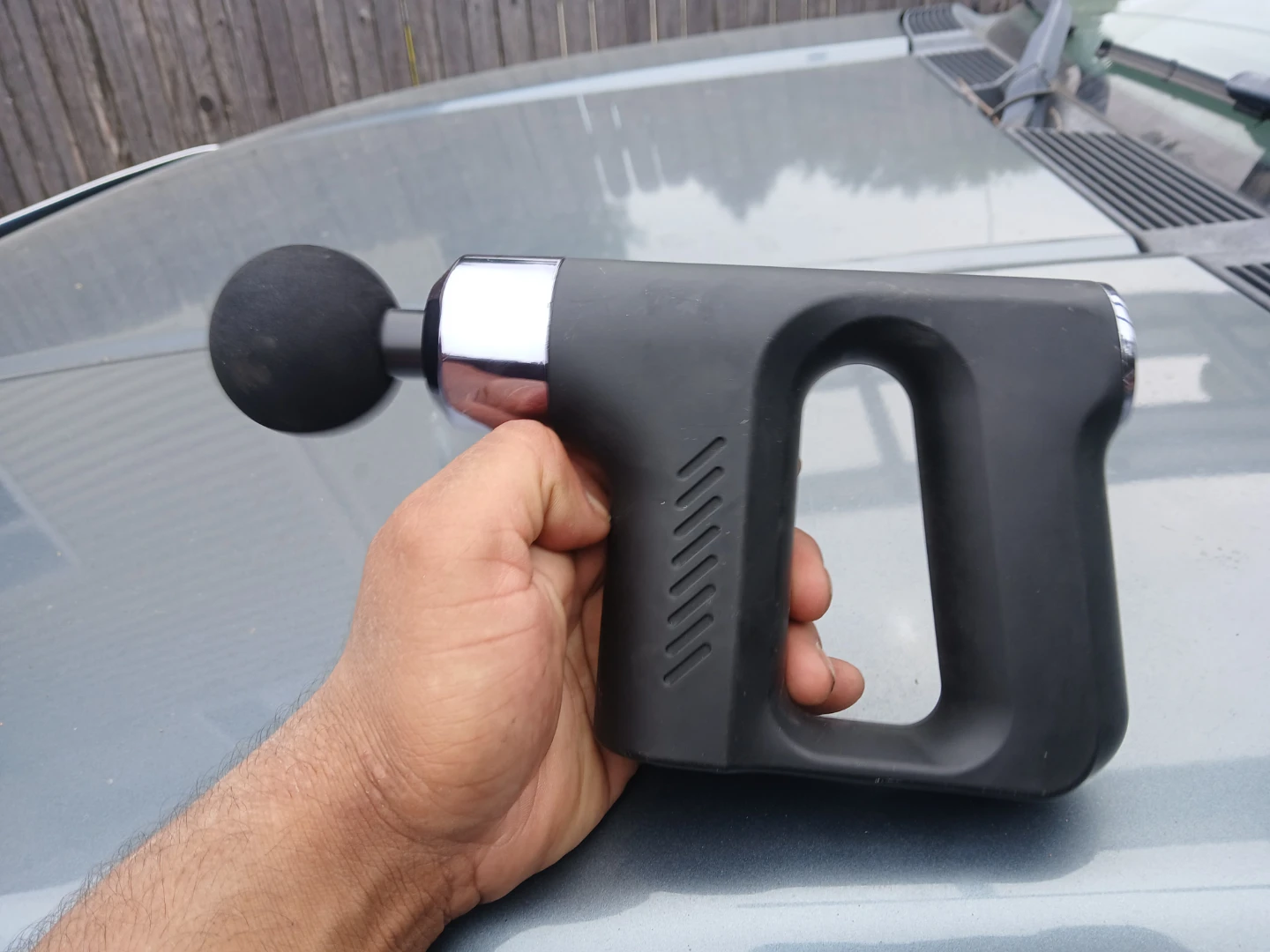 Black Massage Gun with USB-C Charging - photo 3
