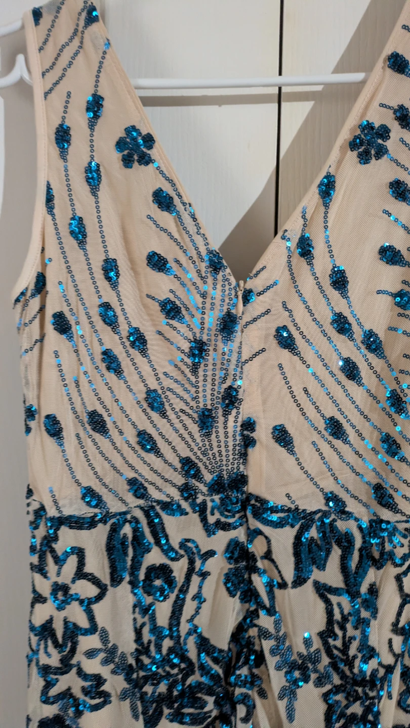 Sparkly Beaded Maxi Dress - photo 4
