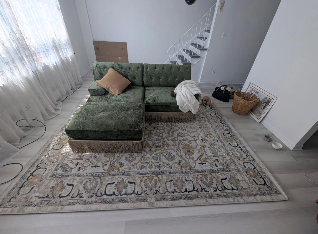 8x10 Ivory Rug NEW