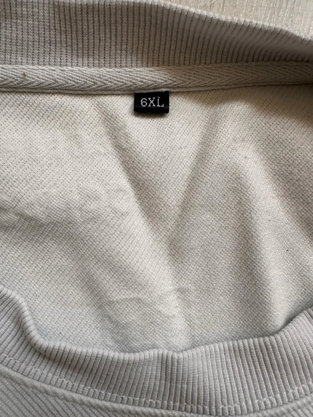 Light Grey Graphic Sweatshirt 6XL - photo 4