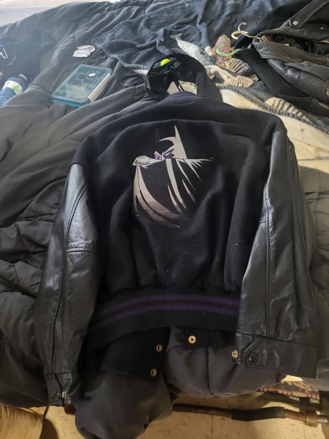 Batman Varsity Jacket and Cap Set