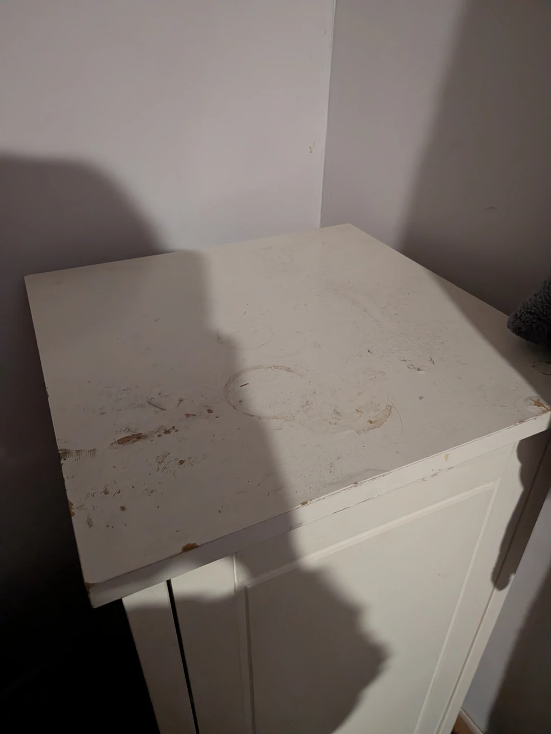 White Storage Cabinet with Door - photo 3