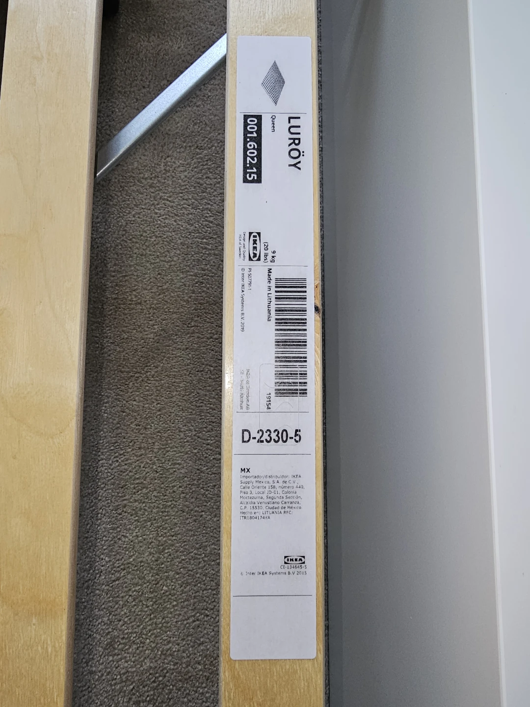 IKEA Luroy Queen Bed Frame