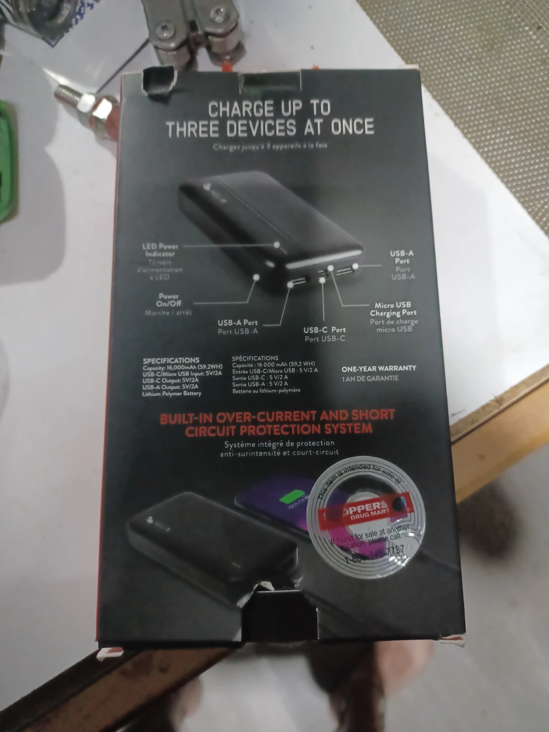 Helix TURBOVOLT+ 16,000 mAh Power Bank - photo 2