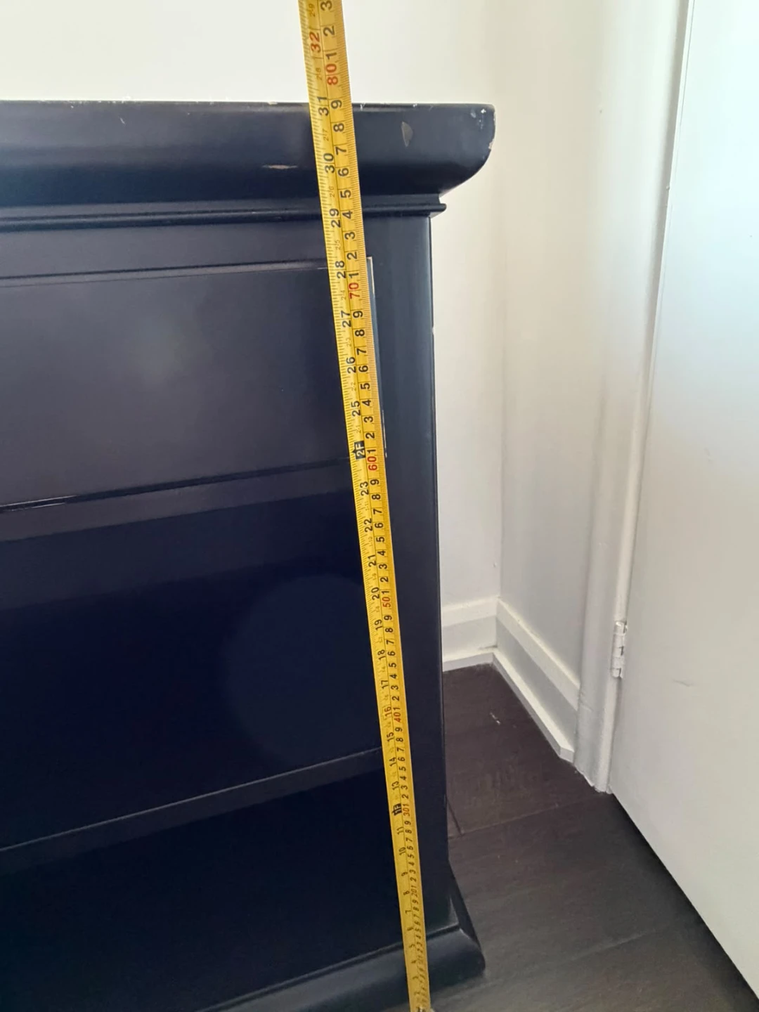 Black 2-Drawer Shelf Unit - photo 3
