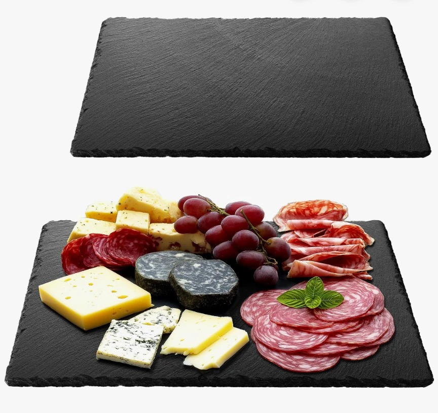 Black Slate Serving Platter Board
