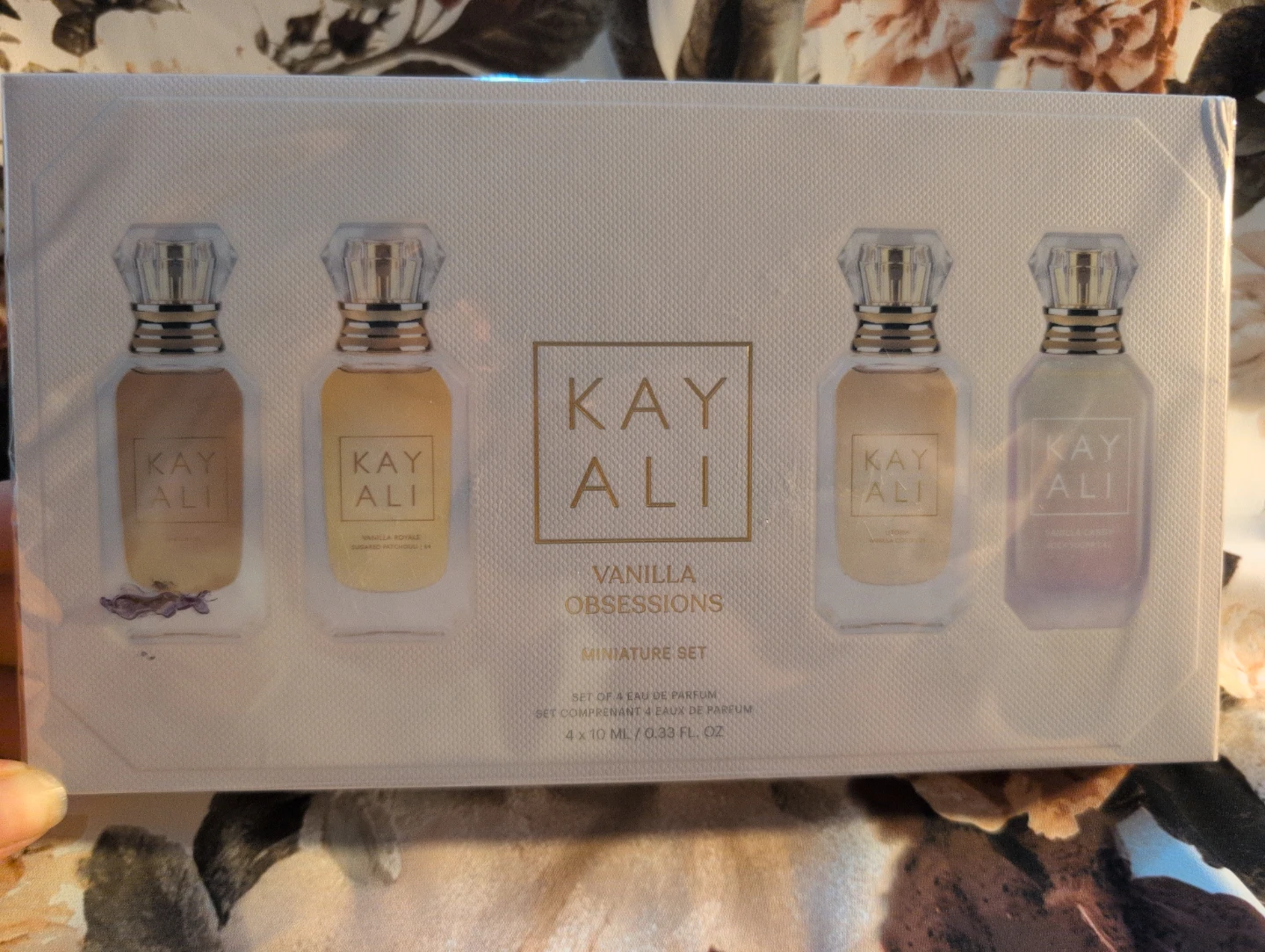 New unopened boxset Kayali Vanilla Obsessions Miniature Set