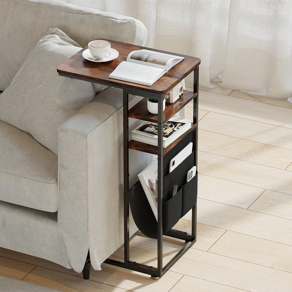 C shaped End Table