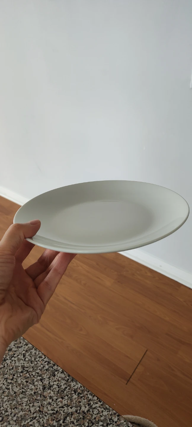 Set of 2 White Dinner Plates - photo 2