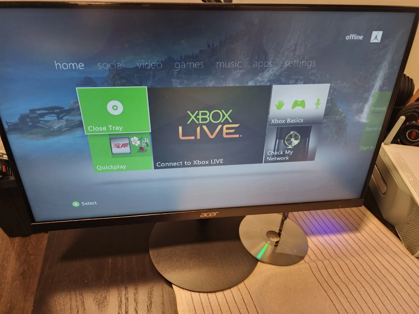 Xbox 360 Go Pro Console with Controller and Remote - photo 3