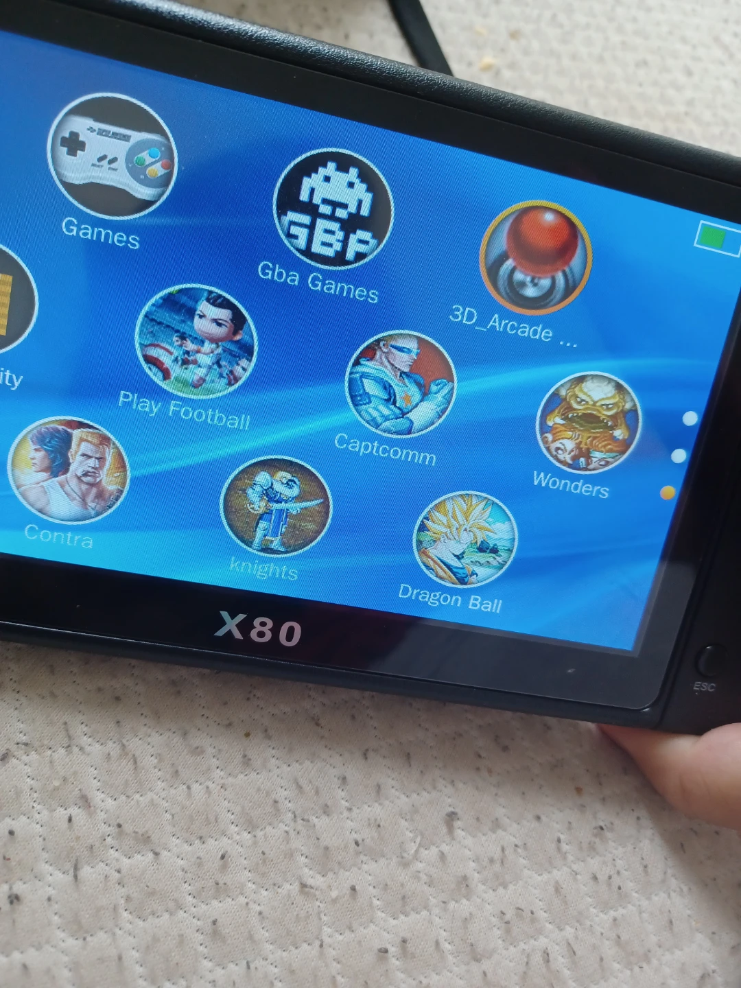 X80 Portable Multimedia Player Handheld Game Console - photo 2