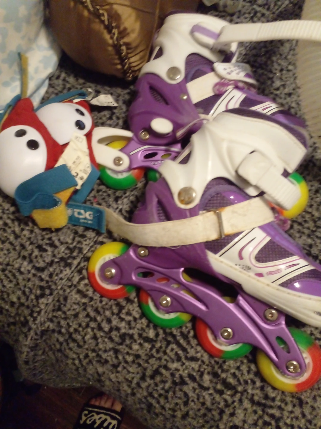 Purple Rollerblades