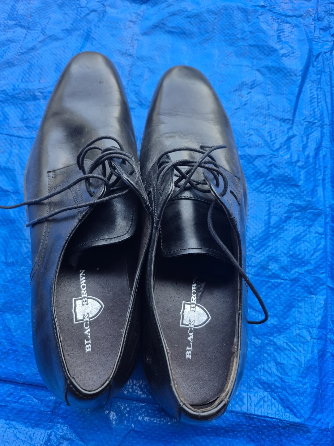 Black Brown Oxford Dress Shoes