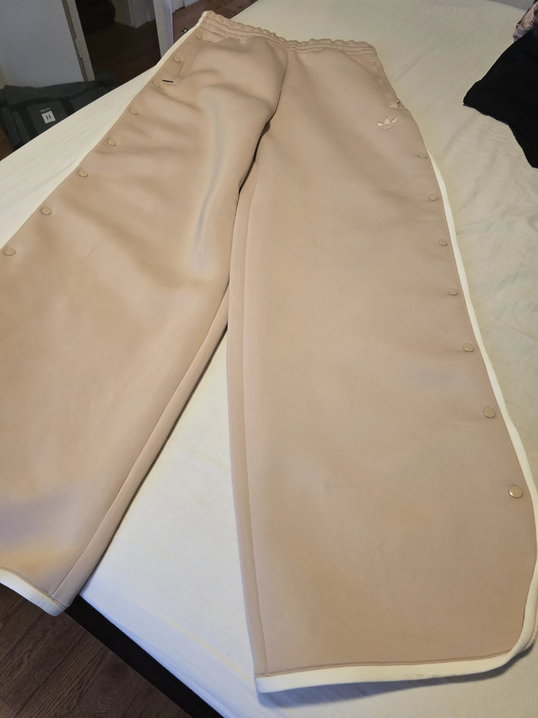 Adidas Beige Adibreak Wide Leg Snap Pants - photo 2