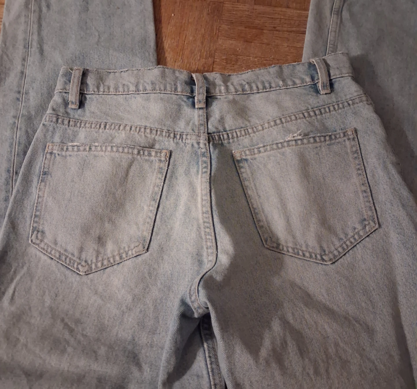 Zara Light Wash Denim Jeans - photo 5