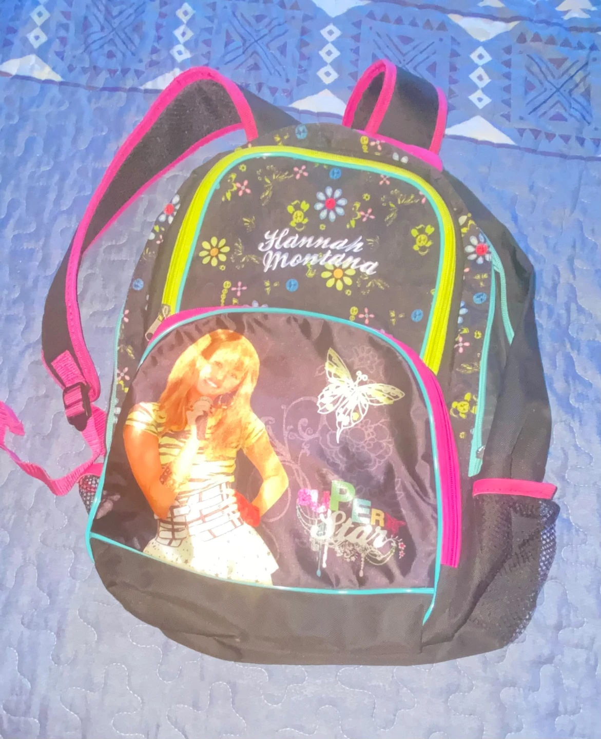 Hannah Montana backpack set with bottles and bag - photo 2