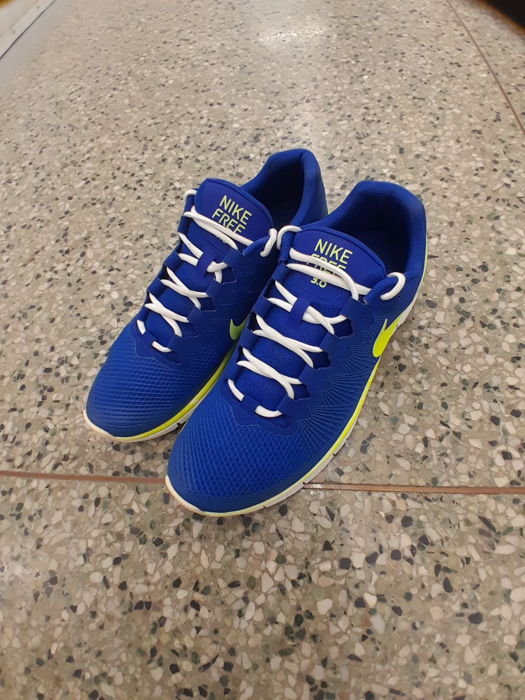 Nike Free 3.0 Running Shoes - Blue/Yellow Men's Size  13 - photo 3