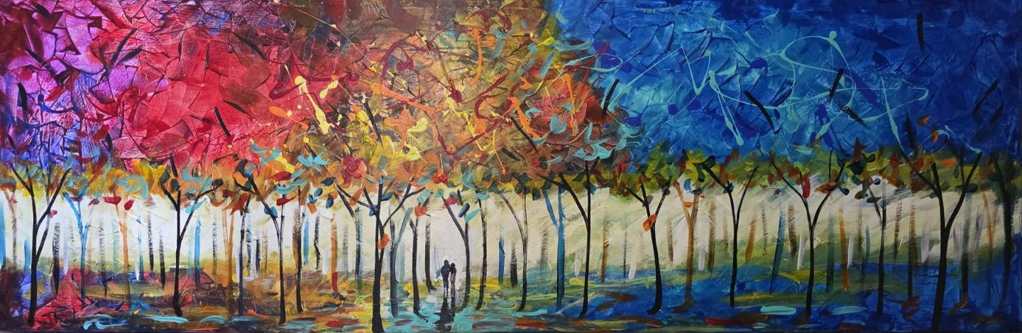 Huge original hand-painted painting by local Canadian artist