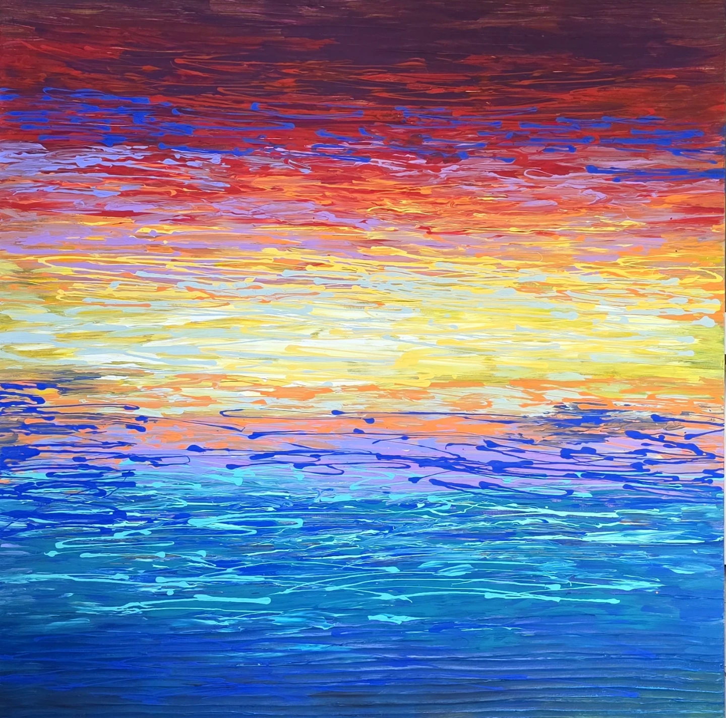 Huge original hand-painted painting by local Canadian artist - photo 4