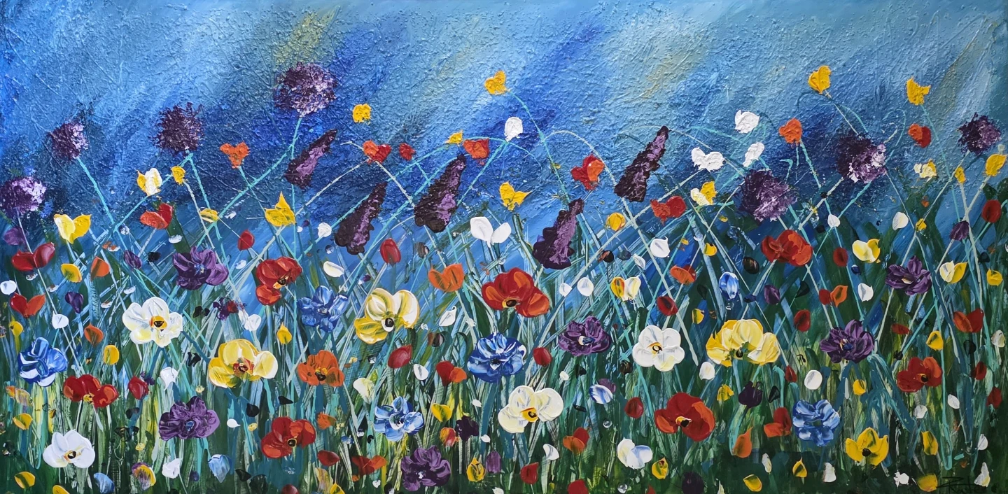 Huge original hand-painted painting by local Canadian artist - photo 5