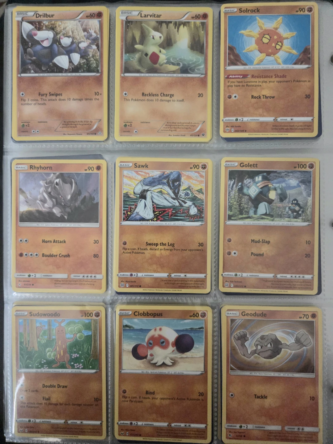 Pokemon cards - Rock and Fire types - photo 3