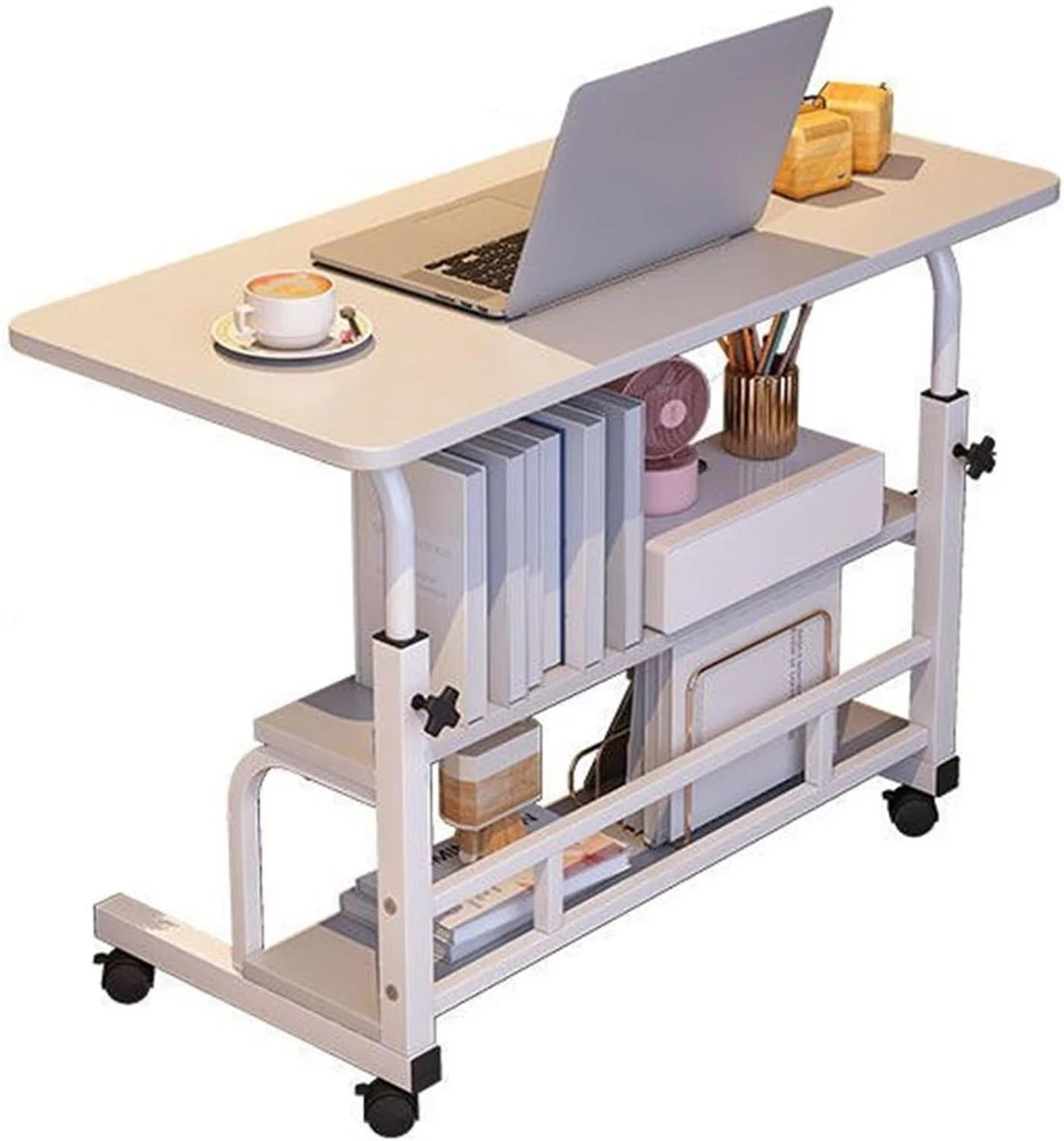 Adjustable Rolling Laptop Table - photo 2
