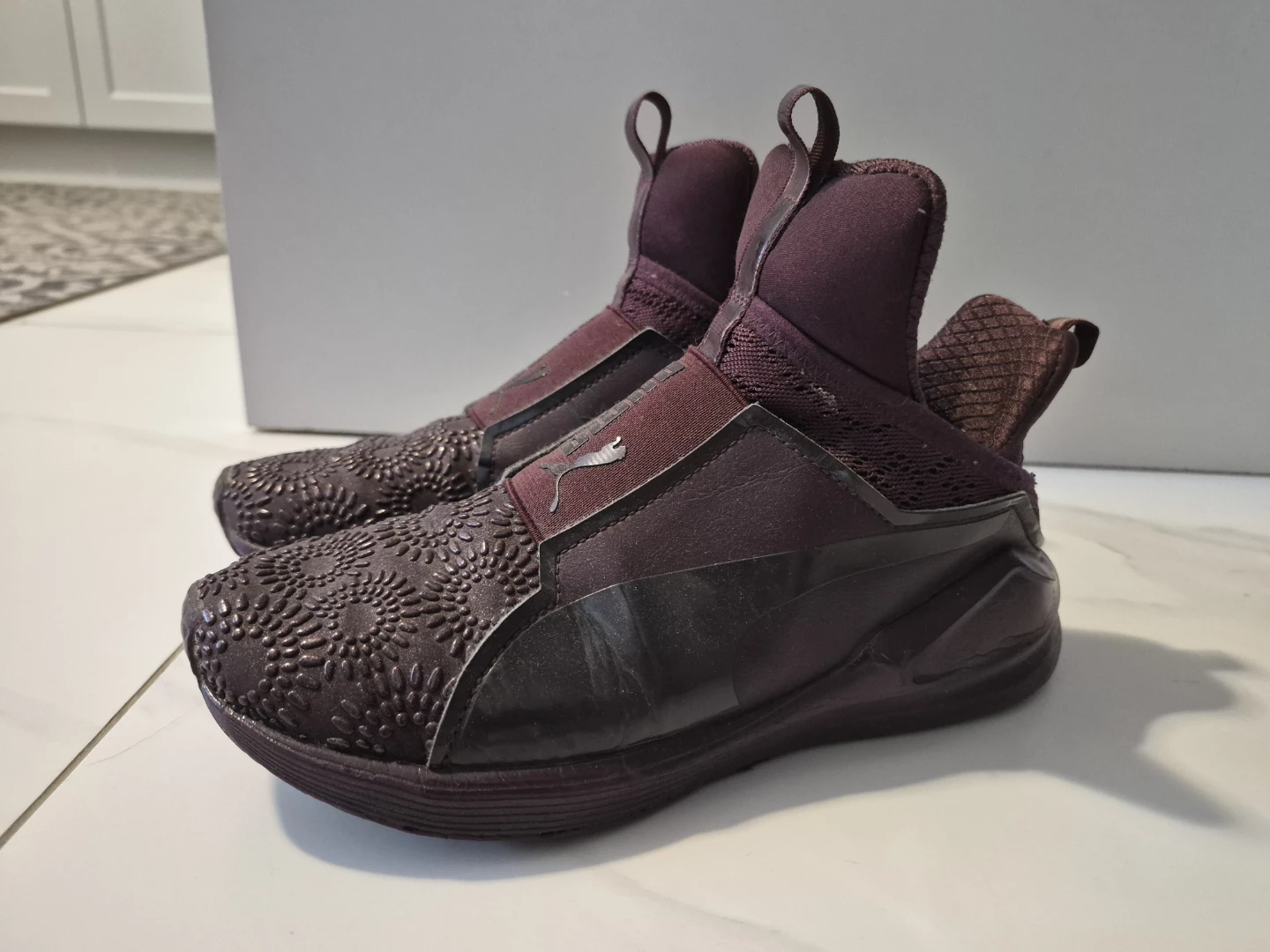 Puma Fierce KRM Women's Slip-On Sneakers - Burgundy - photo 2
