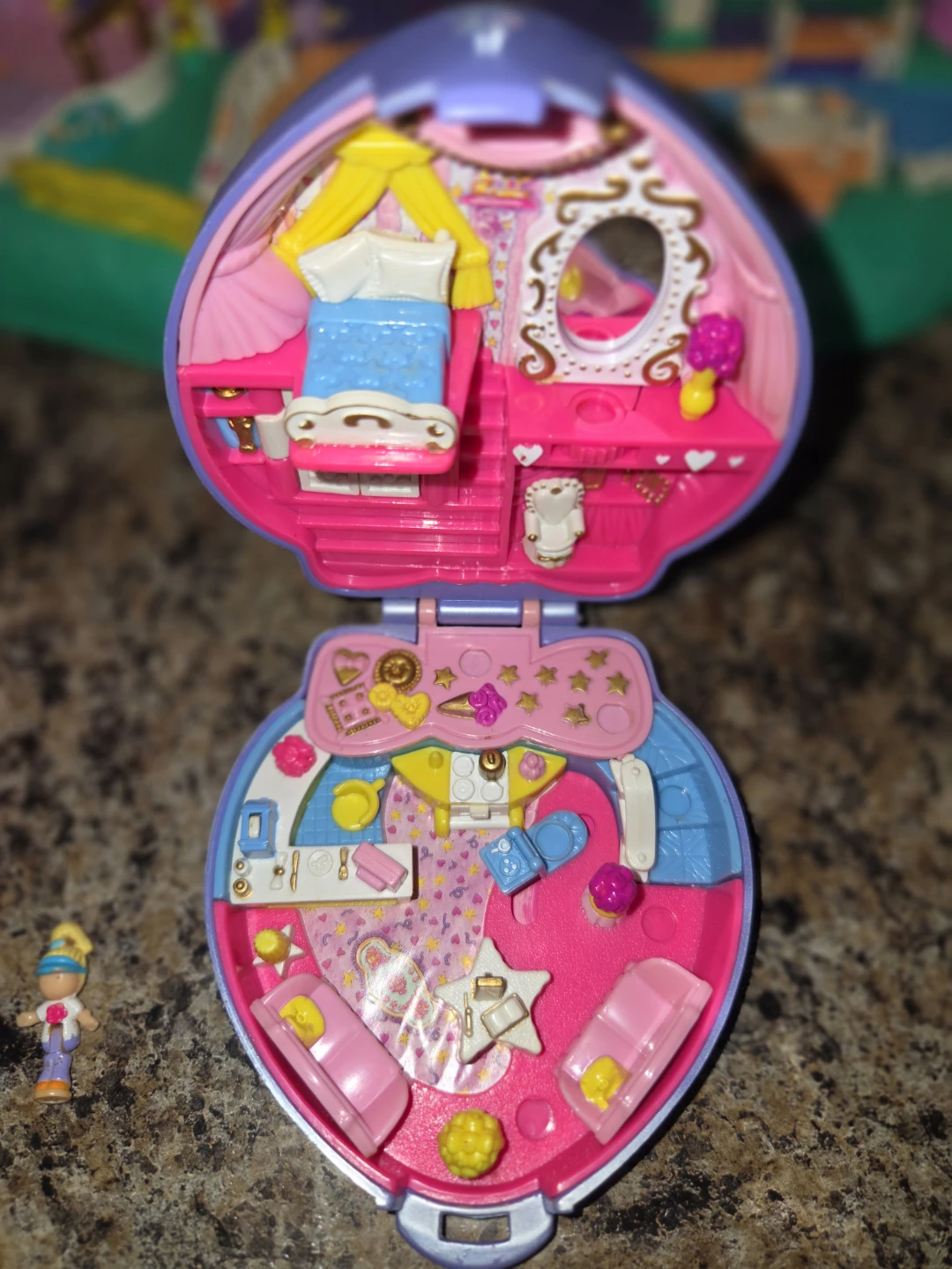 Polly pocket vintage toy lot with figure - photo 5