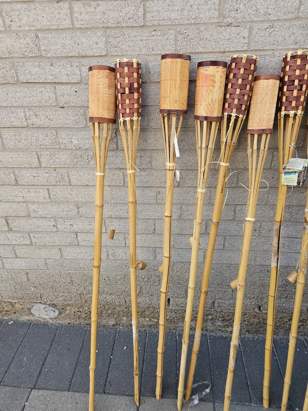 Bamboo Tiki Torches (Set of 14) - photo 2
