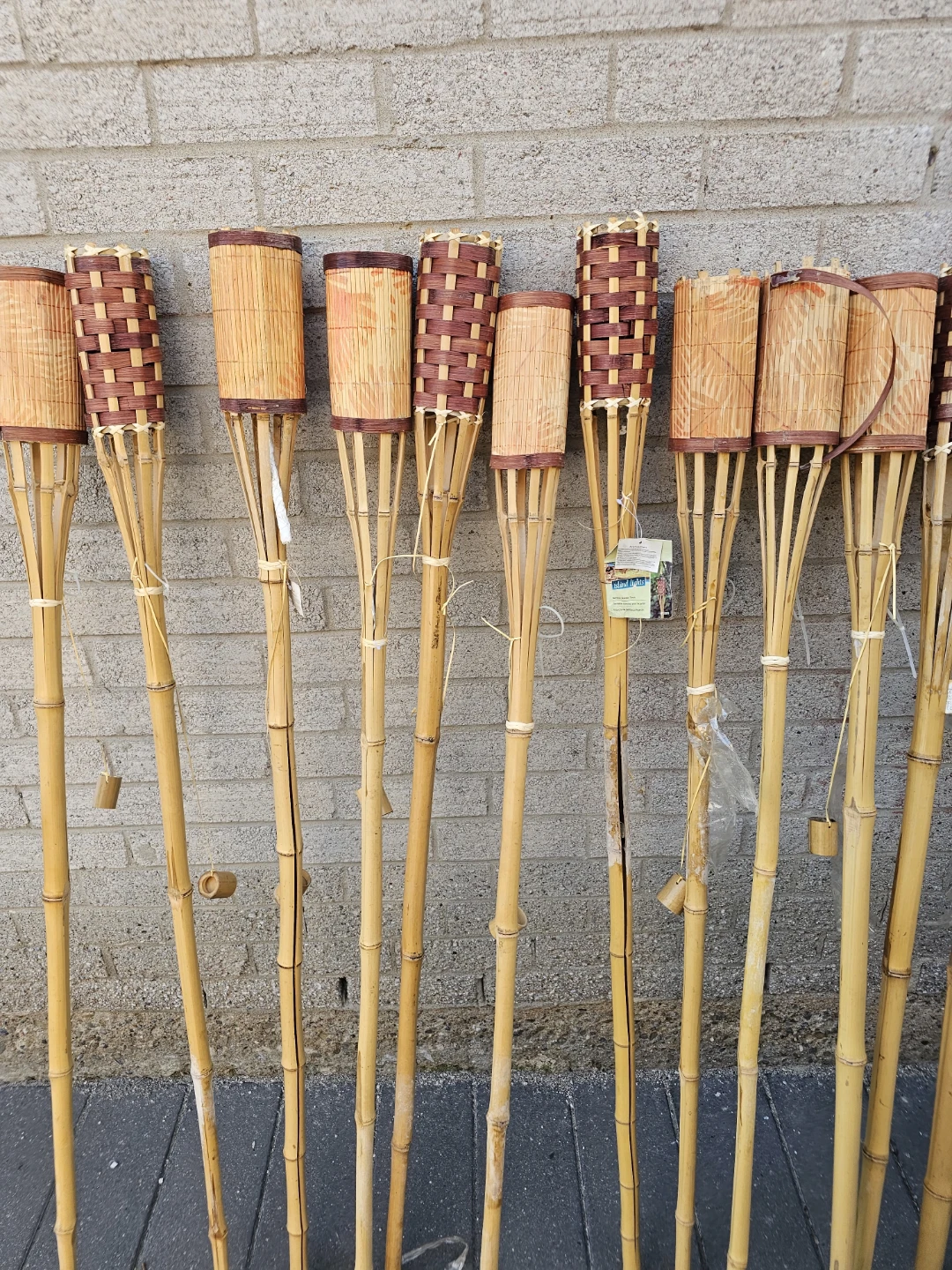 Bamboo Tiki Torches (Set of 14) - photo 3
