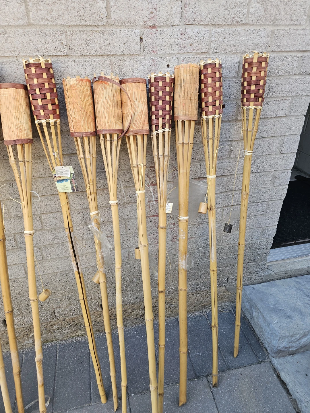Bamboo Tiki Torches (Set of 14) - photo 4