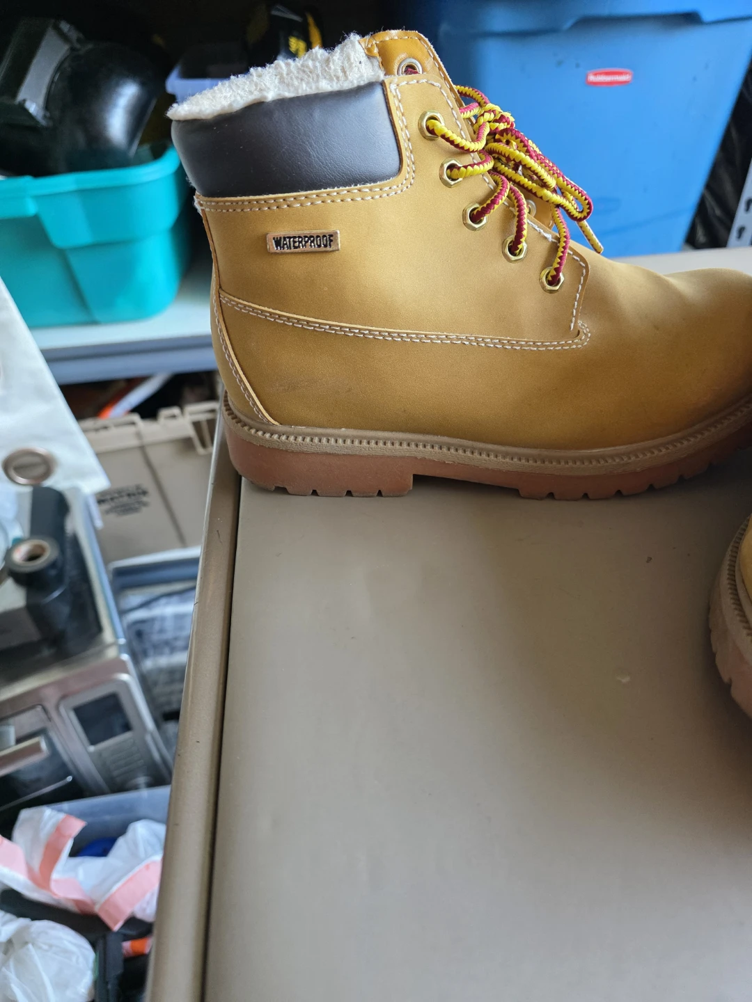 Waterproof Youth Work Boots Size 5 - photo 3