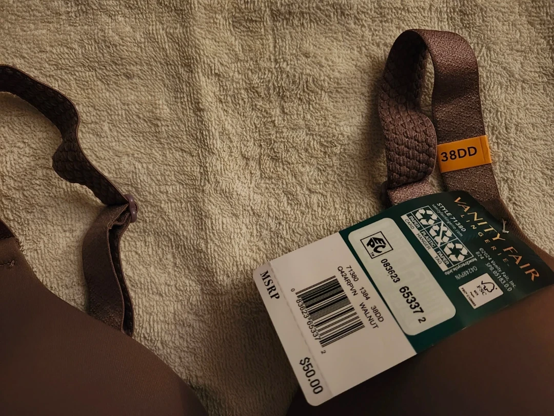 NEW WALNUT TAUPE BEIGE 38DD BRA, RETAIL $50 Vanity Fair - photo 2
