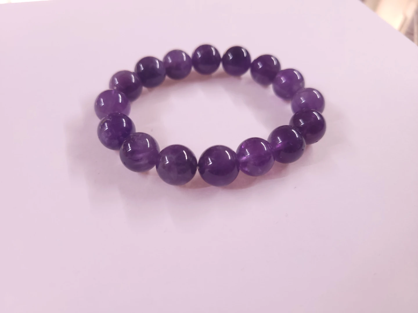 High Quality Amethyst Beaded Bracelet