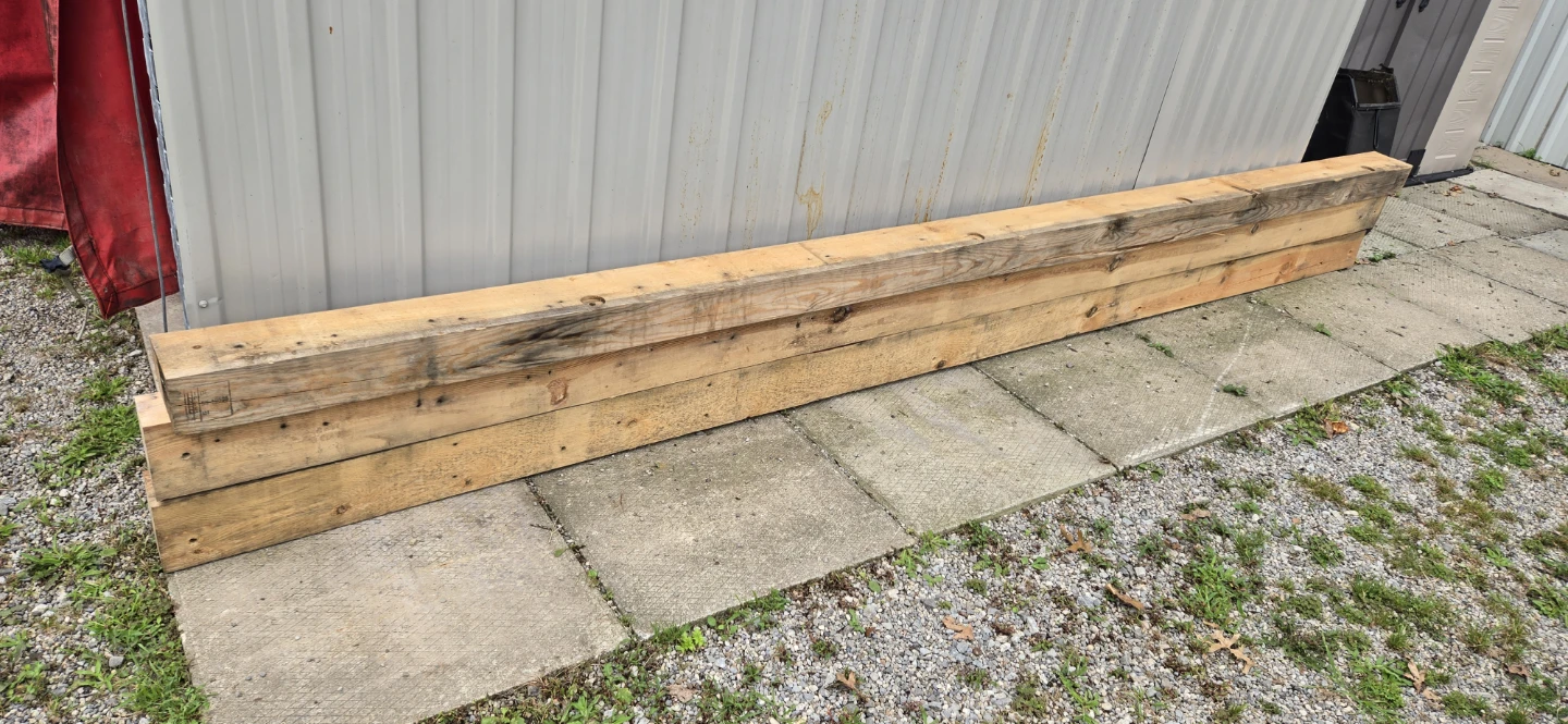 Wood Beams Qty 3 @ 12 feet - photo 3