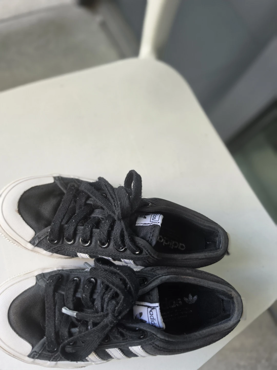 Adidas Kids Shoes Black White - photo 3