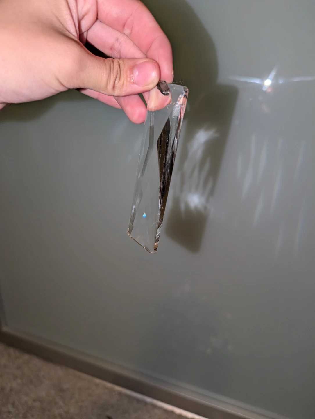 Real crystal pieces