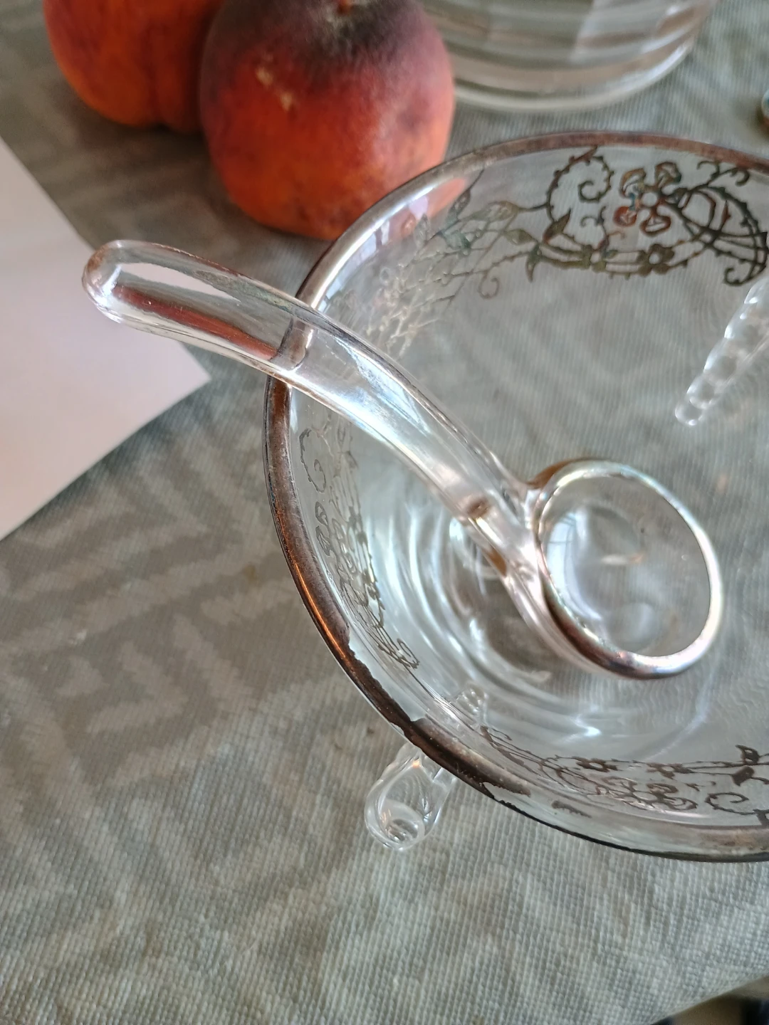 Silver overlay. Bowl with Ladleas sauce bowl - photo 2