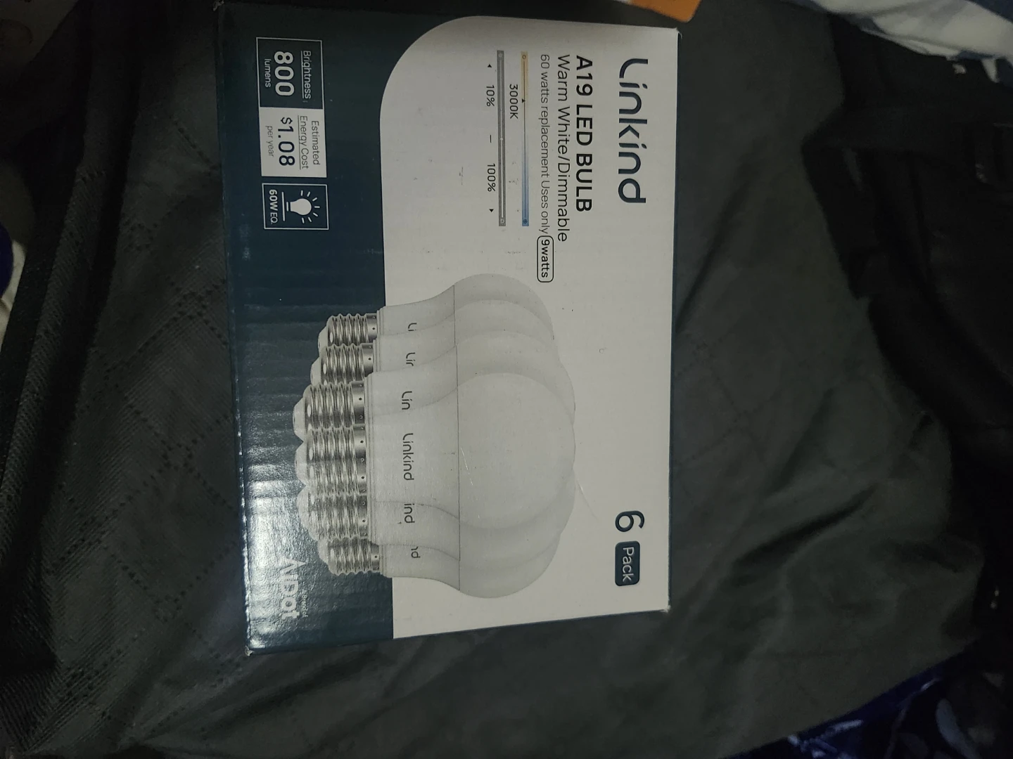 Linkind A19 LED Bulbs - Warm White/Dimmable - 6 Pack