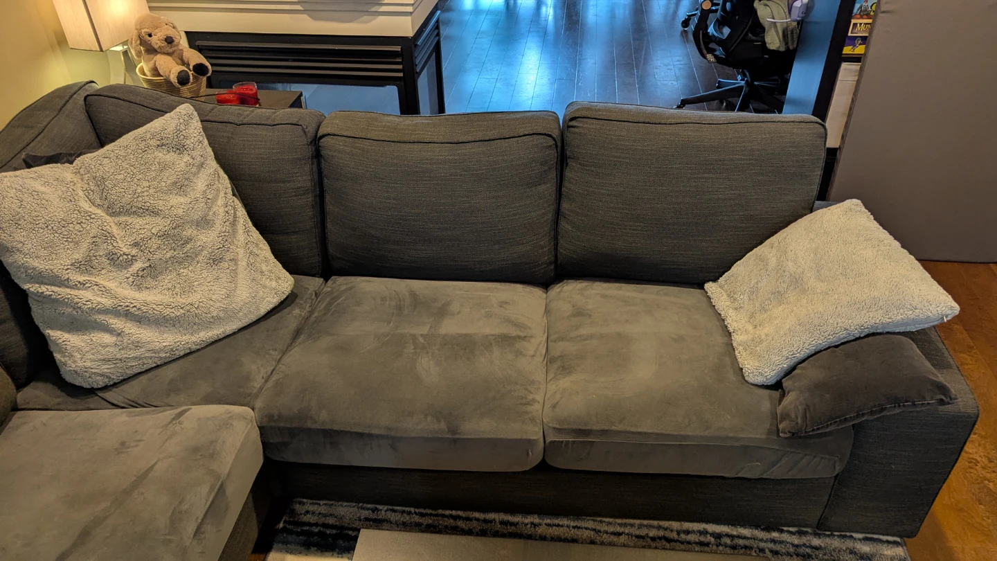 IKEA Kivik - Dark Grey Sectional Sofa - photo 4